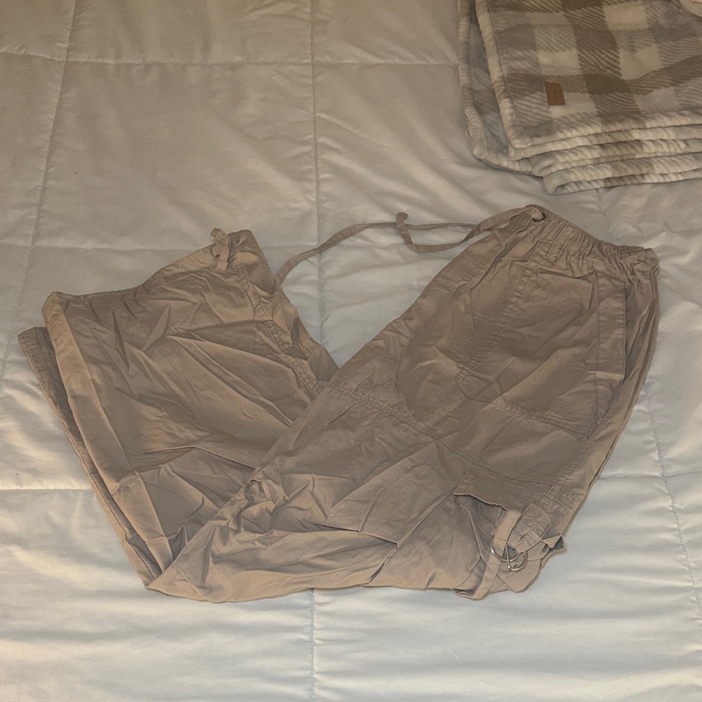 Charlotte Russe Tan Cargo Pants
